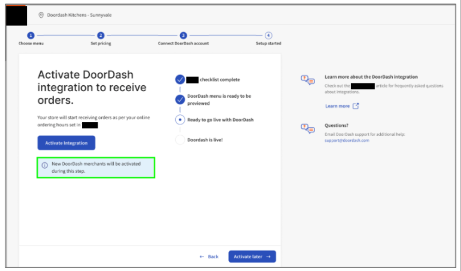 SSIO example of updating SSIO flow messaging